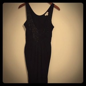 Beaded black dress